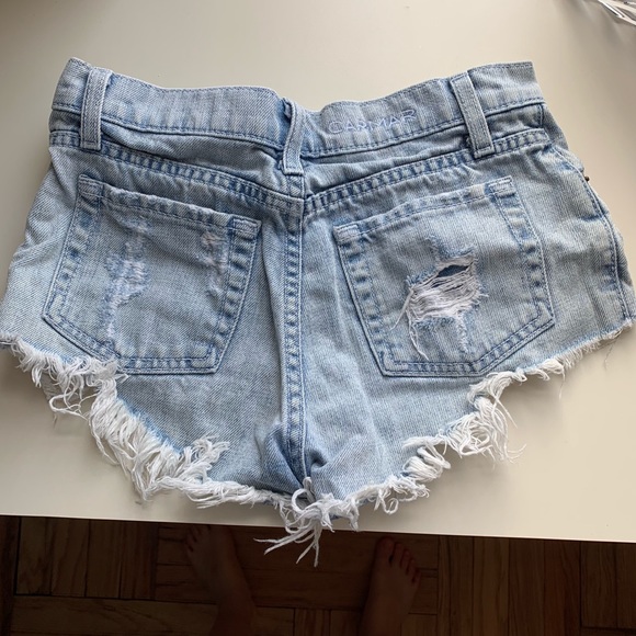 Carmar Geometric Pattern Denim Shorts - Picture 3 of 3